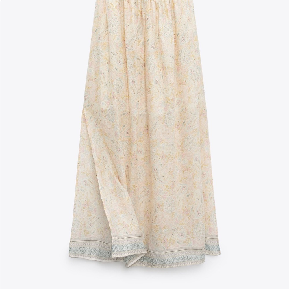 NWT ZARA COMBINATION CROCHET DRESS - Picture 8 of 10